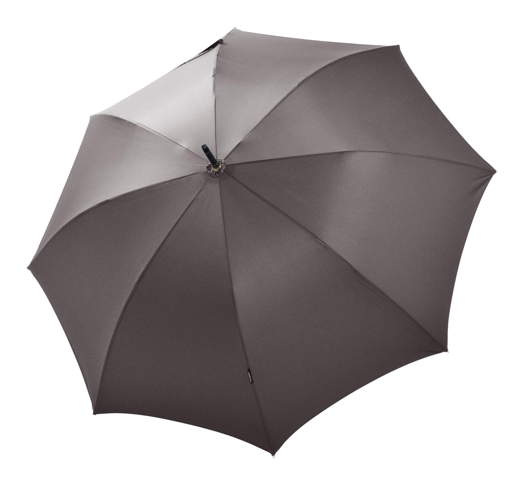 Bugatti Knight AC Automatic Stick Umbrella with Wooden Handle Grey