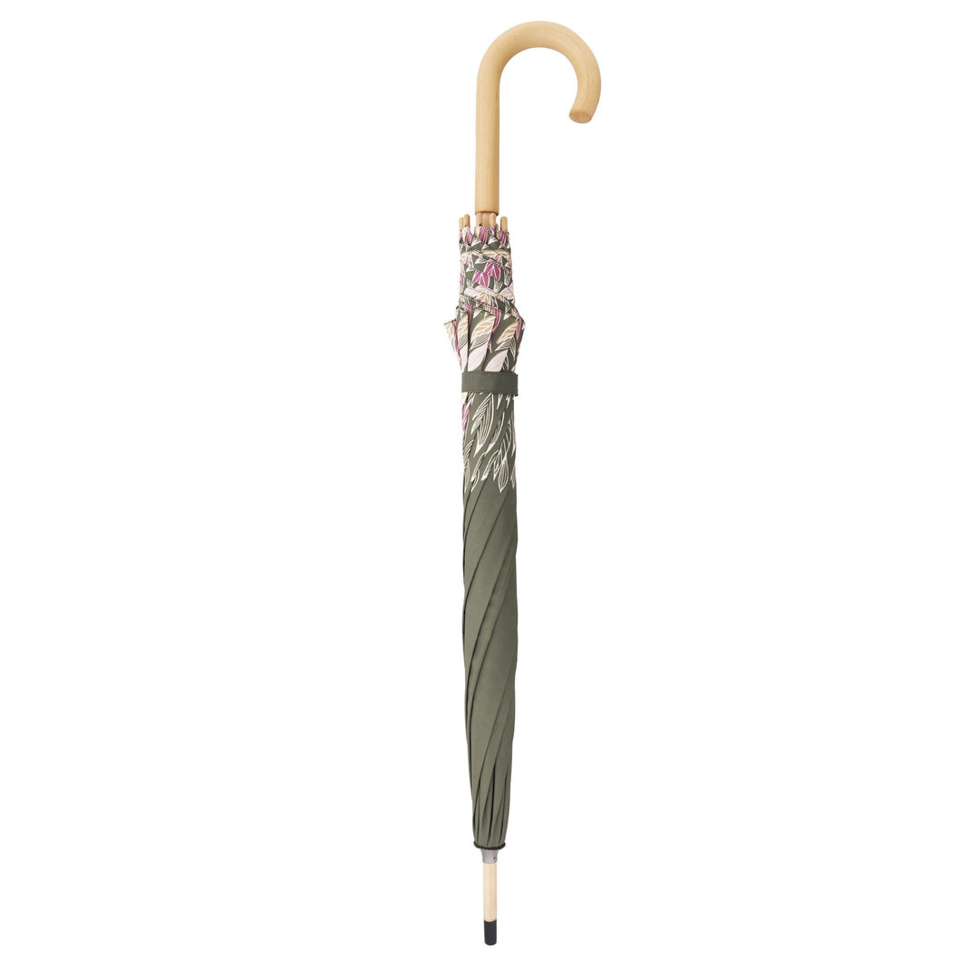 Doppler Nature Long Automatic Sustainable Stick Umbrella Intention Olive