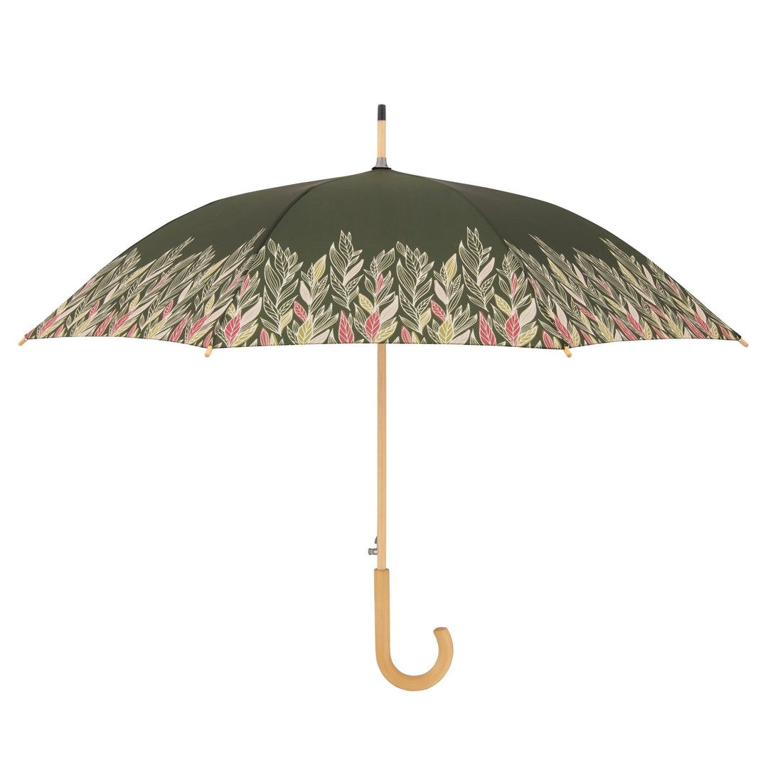 Doppler Nature Long Automatic Sustainable Stick Umbrella Intention Olive