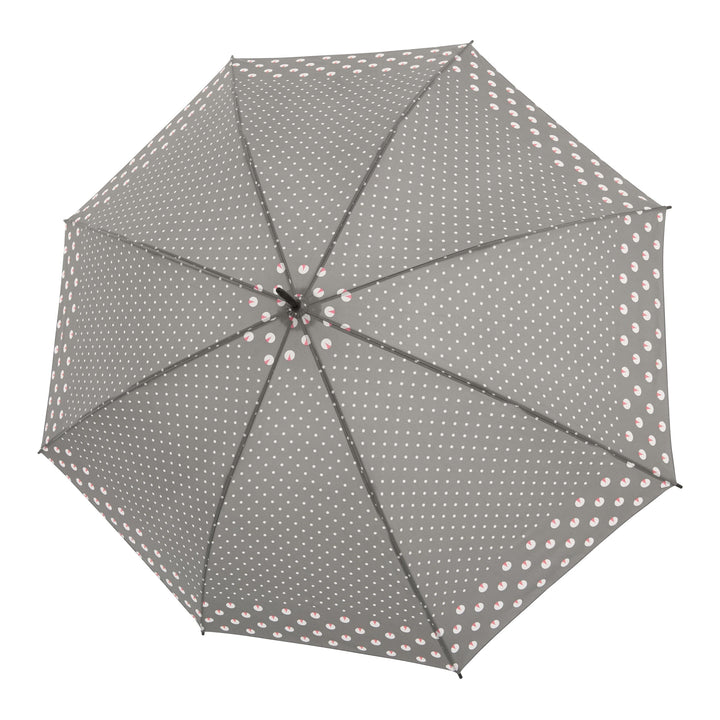 Doppler Derby Hit Long Automatic Stick Umbrella - Twinkle Grey