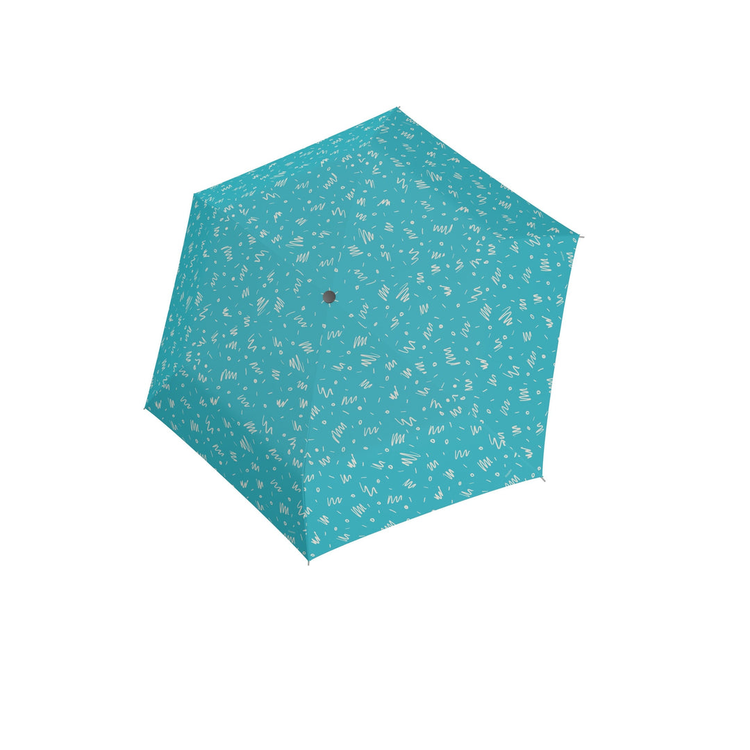 Doppler Zero Magic Minimally Automatic Umbrella Aqua Blue