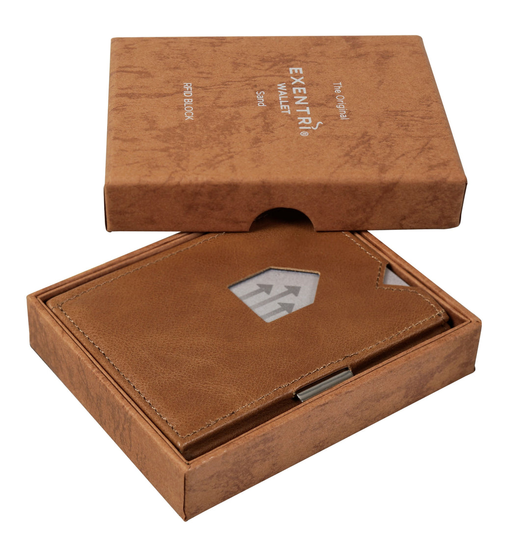 Exentri Tri-Fold Wallet - Sand