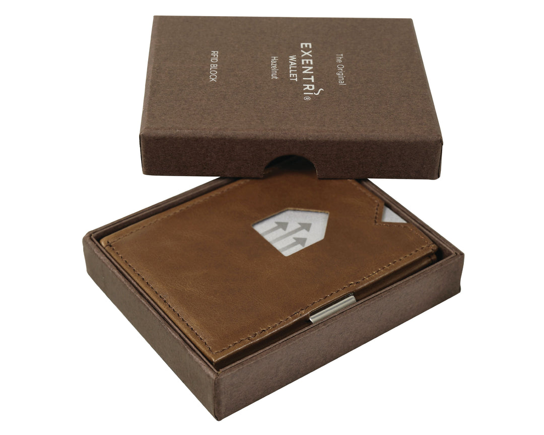 Exentri Tri-Fold Wallet - Hazelnut