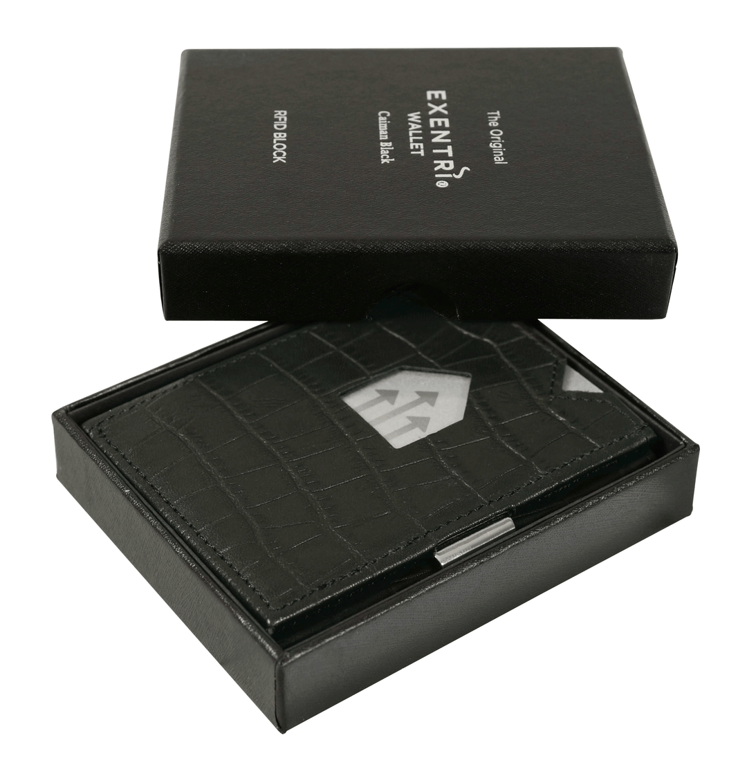 Exentri Tri-Fold Wallet - Caiman Black