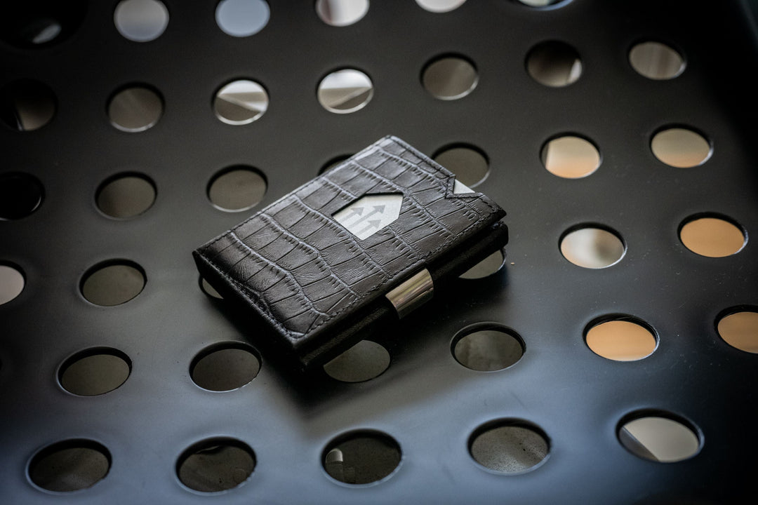 Exentri Tri-Fold Wallet - Caiman Black