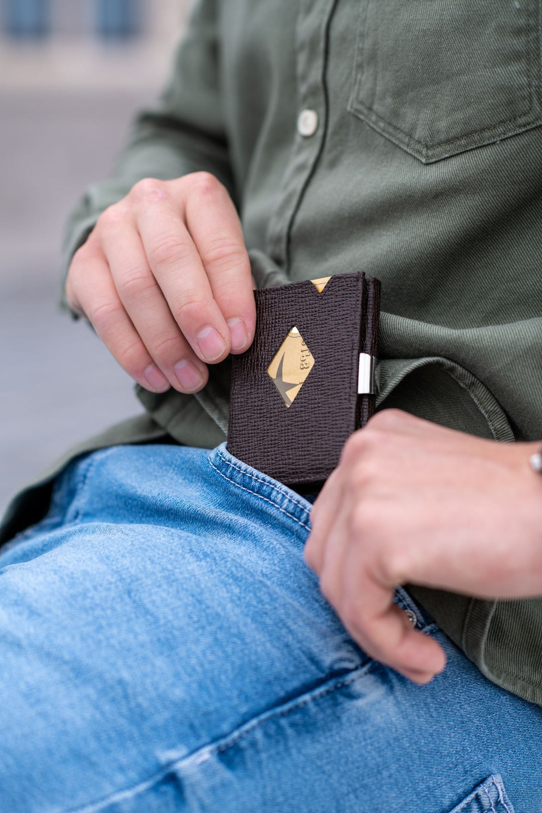 Exentri Tri-Fold Wallet - Brown Mosaic