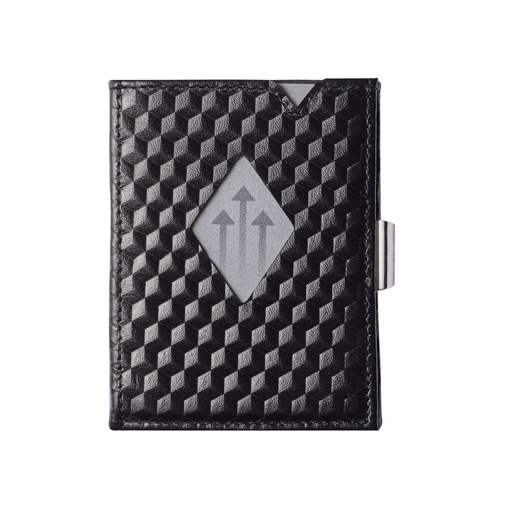 Exentri Tri-Fold Wallet - Black Cube