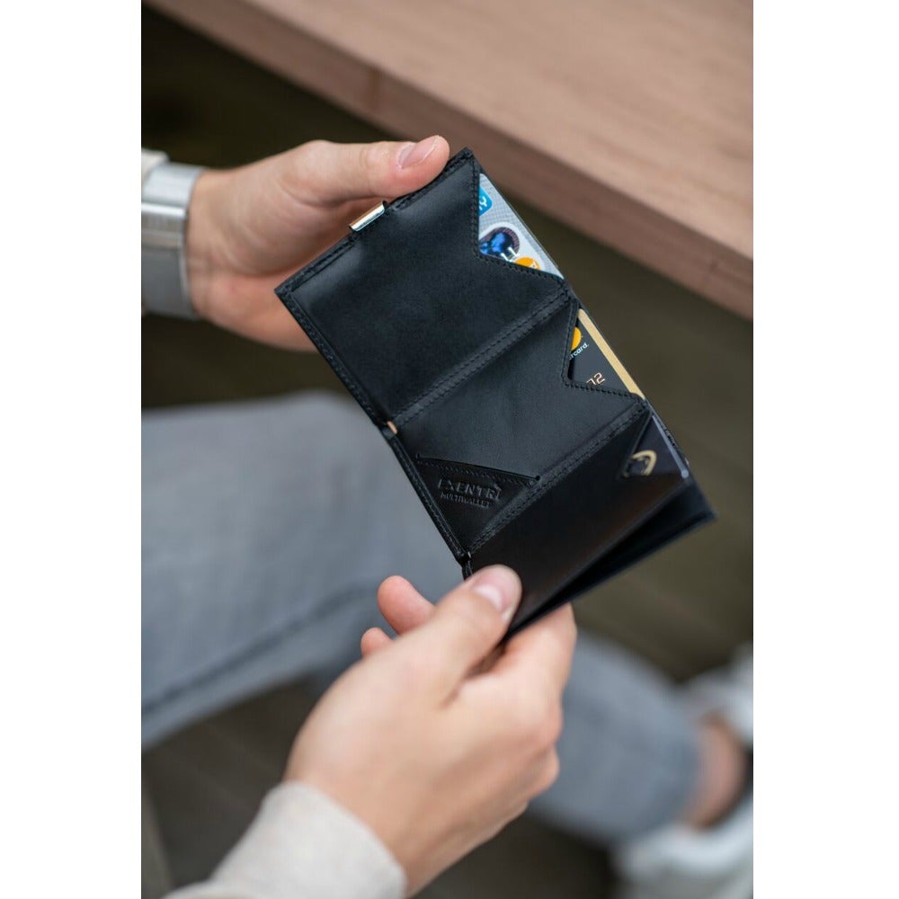 Exentri Tri-Fold Multiwallet - Black