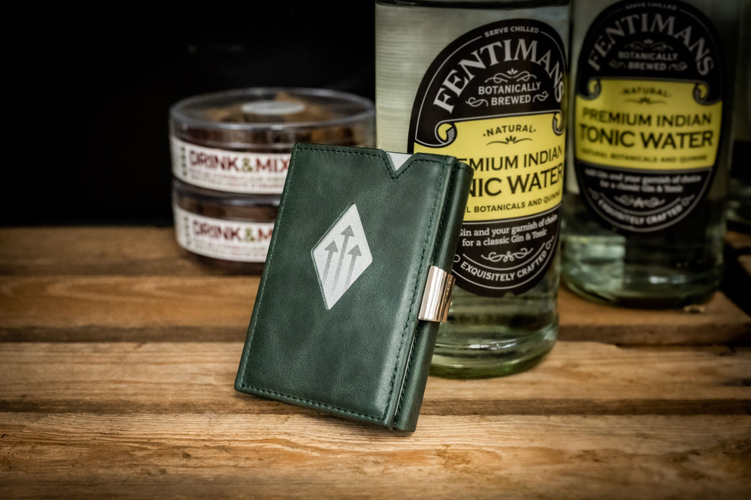 Exentri Tri-Fold Wallet - Green