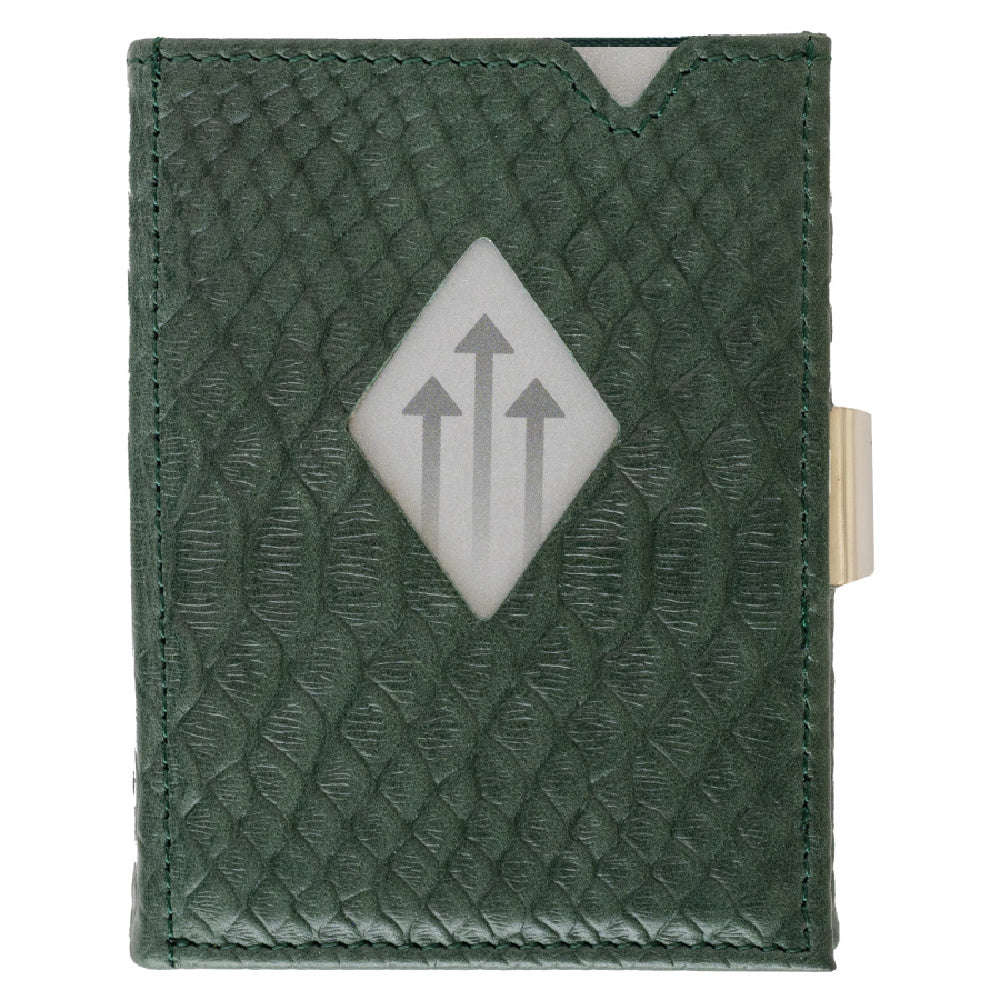 Exentri Tri-Fold Wallet - Green Cobra