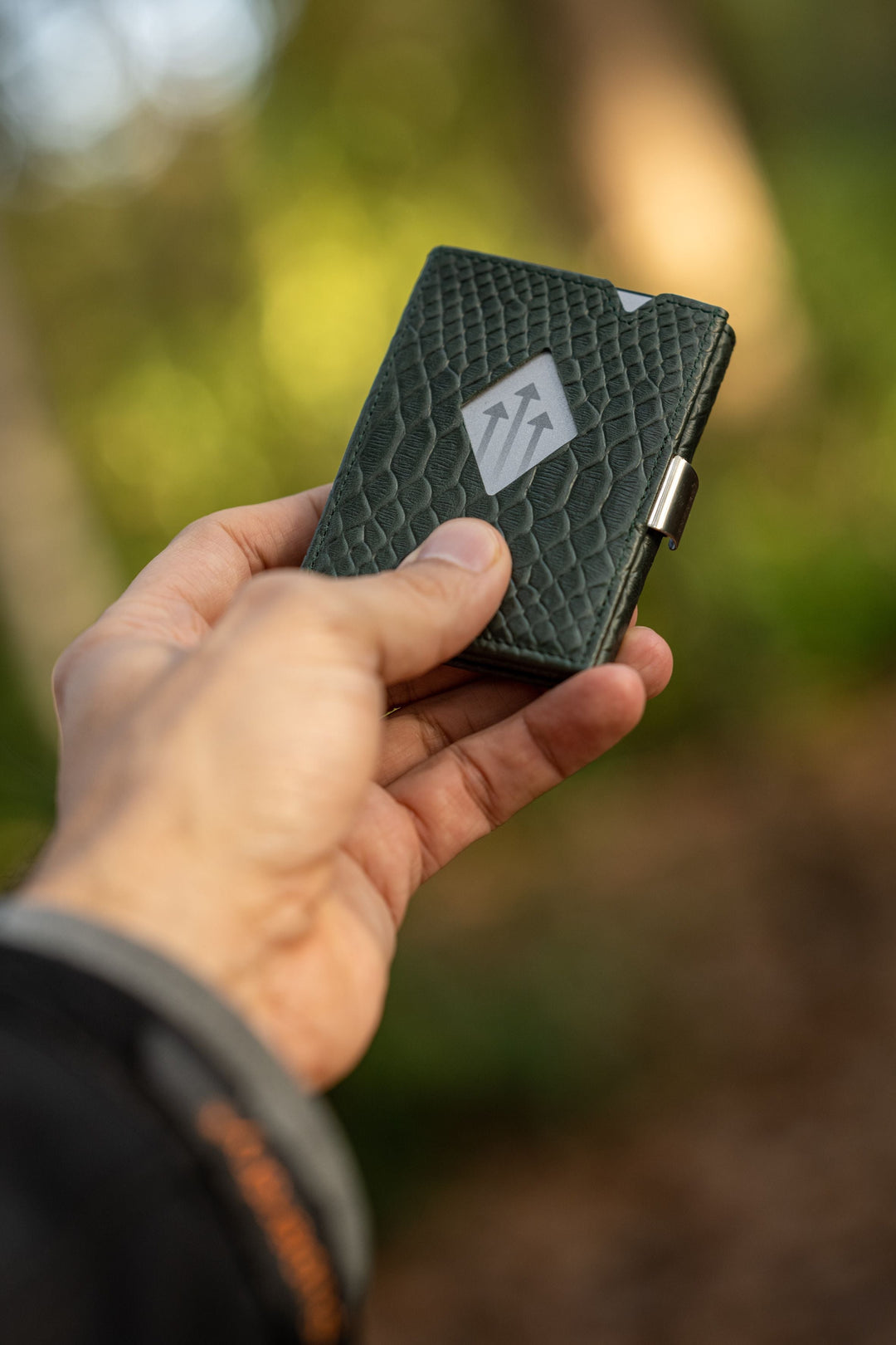 Exentri Tri-Fold Wallet - Green Cobra