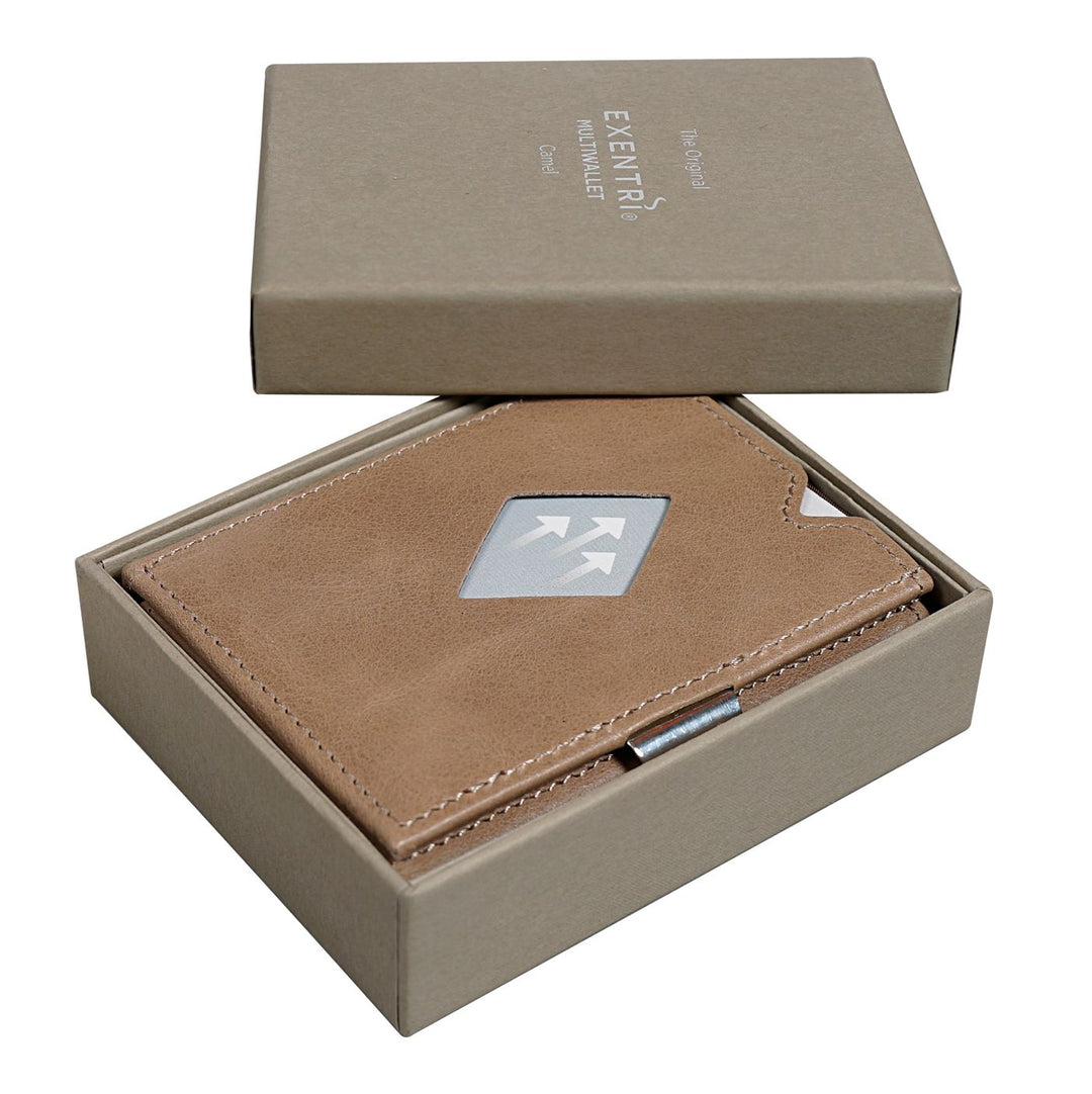 Exentri Tri-Fold Multiwallet - Camel