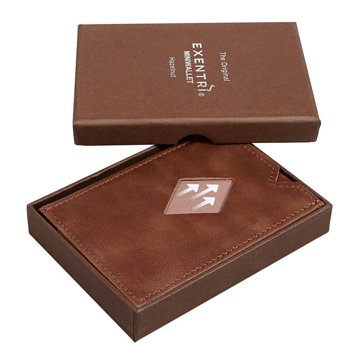 Exentri Bi-Fold Miniwallet - Hazelnut Brown