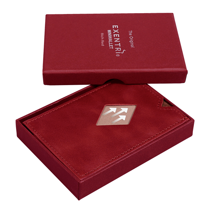 Exentri Bi-Fold Miniwallet - Rich Red