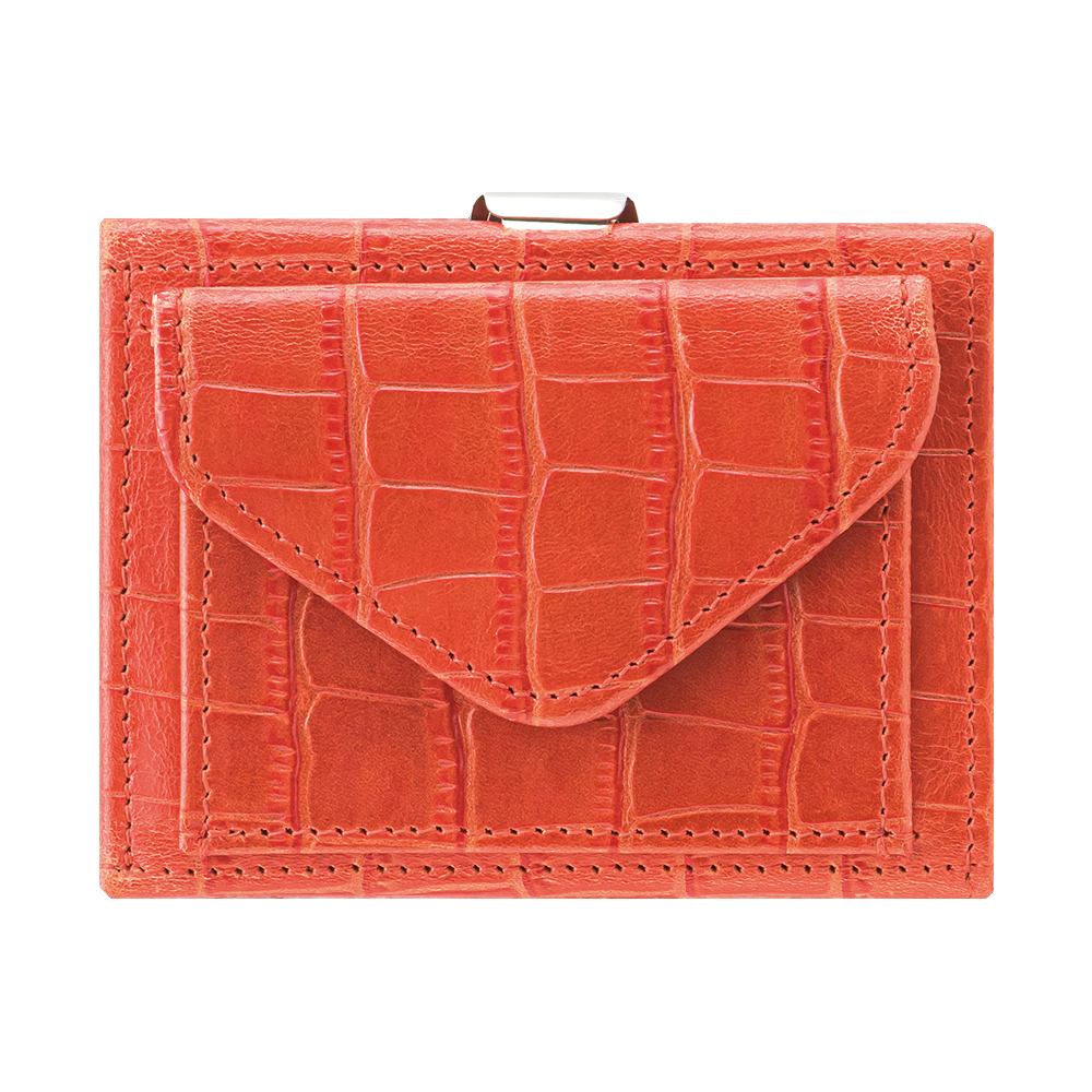 Exentri Tri-Fold Multiwallet - Caiman Orange