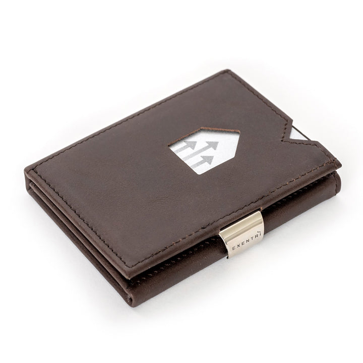 Exentri Tri-Fold Wallet - Coffee