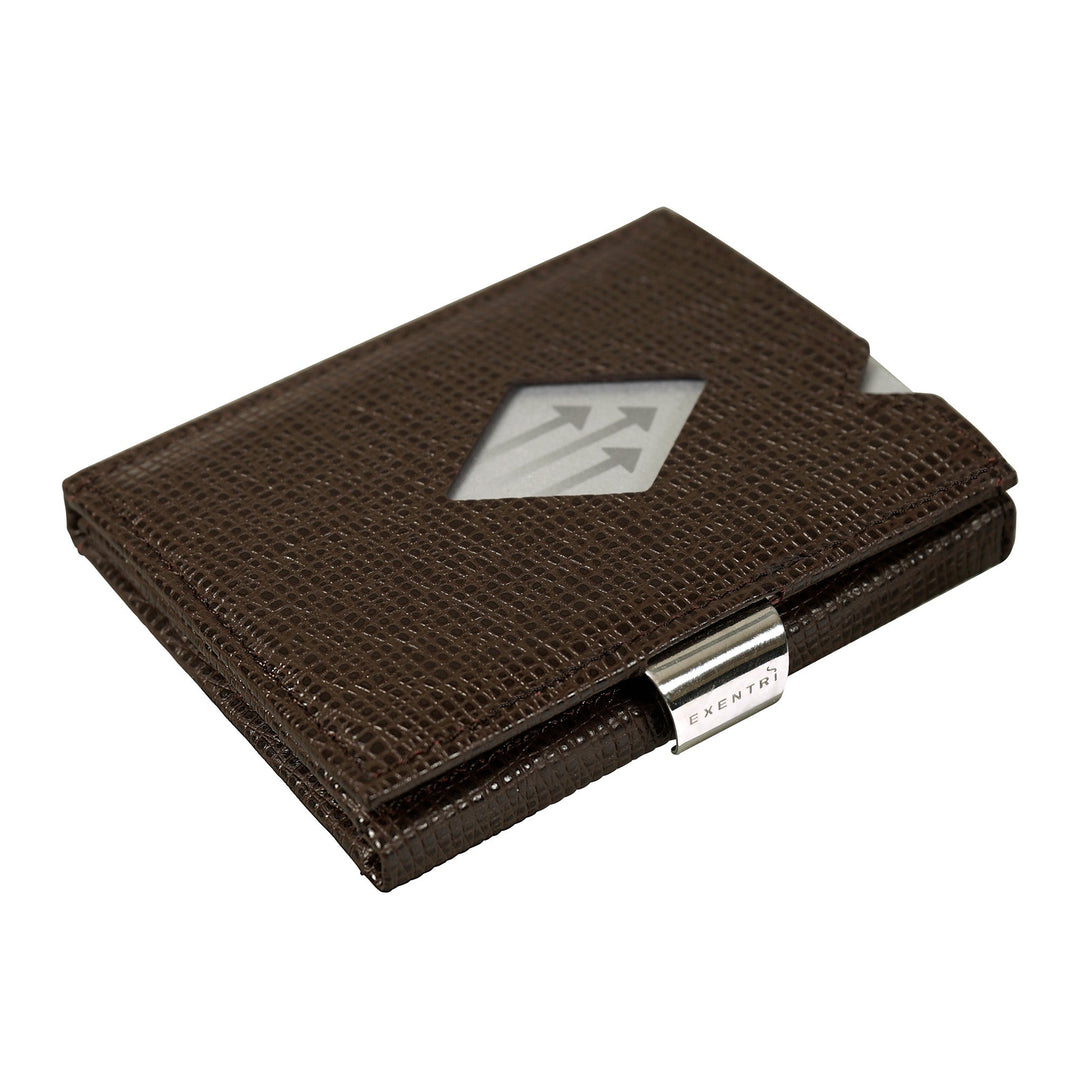 Exentri Tri-Fold Wallet - Brown Mosaic