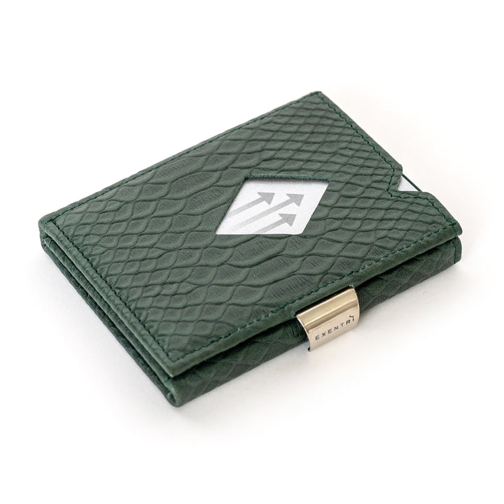 Exentri Tri-Fold Wallet - Green Cobra