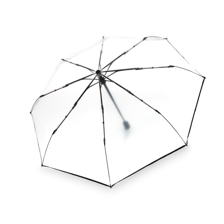 Knirps A.200 Medium Duomatic Folding Transparent Umbrella - Pride