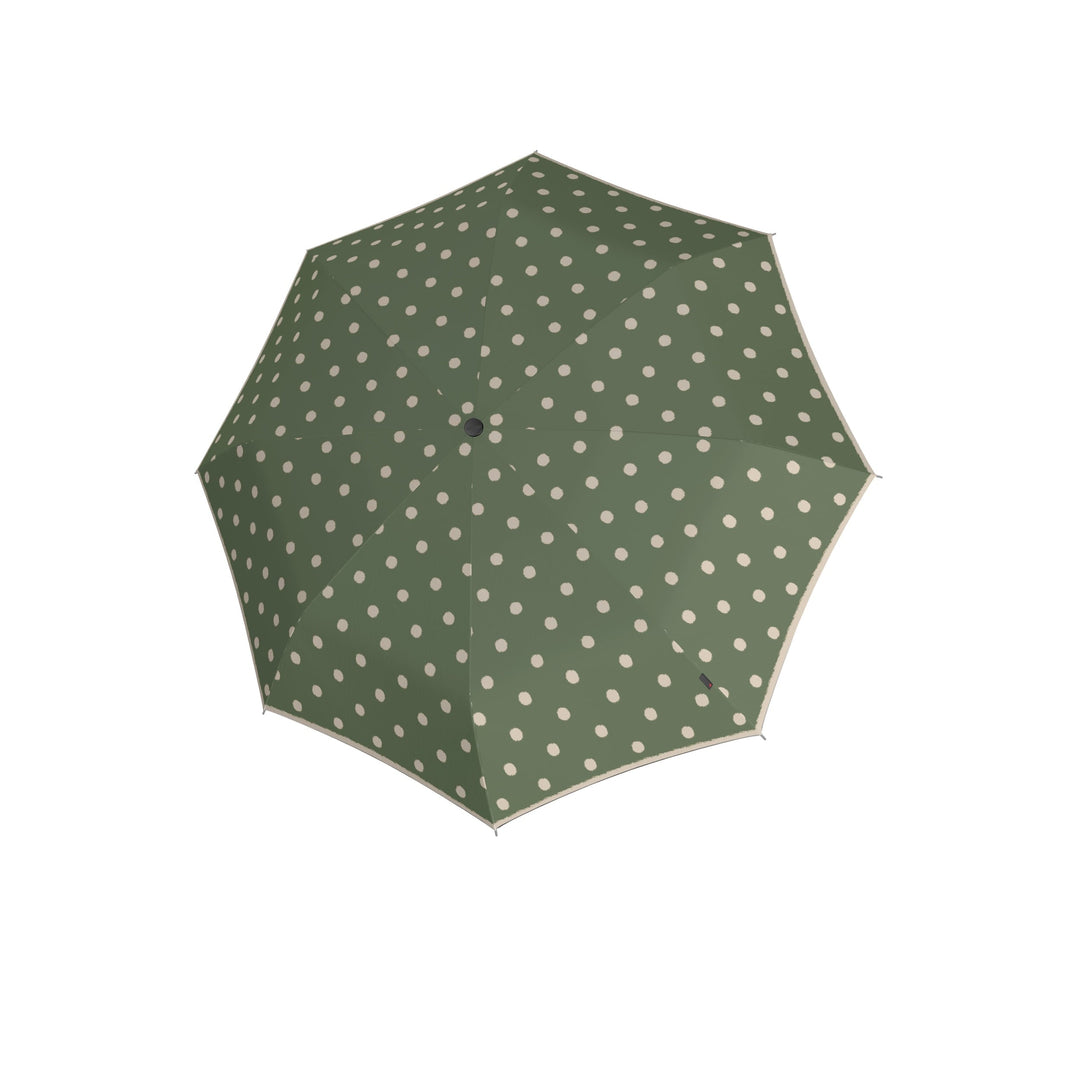 Knirps A.200 Medium Duomatic Folding Umbrella - Dot Art Aloe