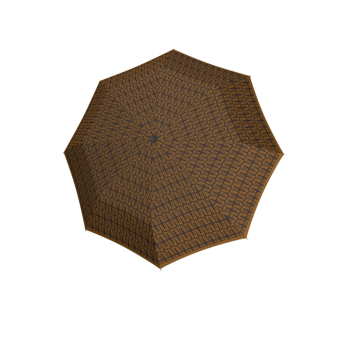 Knirps A.200 Medium Duomatic Folding Umbrella - Trust Caramel