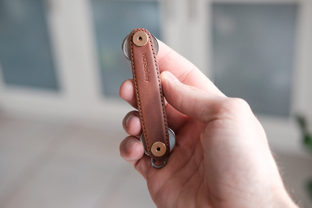 Wunderkey Leather Havana with Gold Coloured Hardware