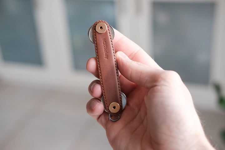 Wunderkey Leather Havana with Gold Coloured Hardware